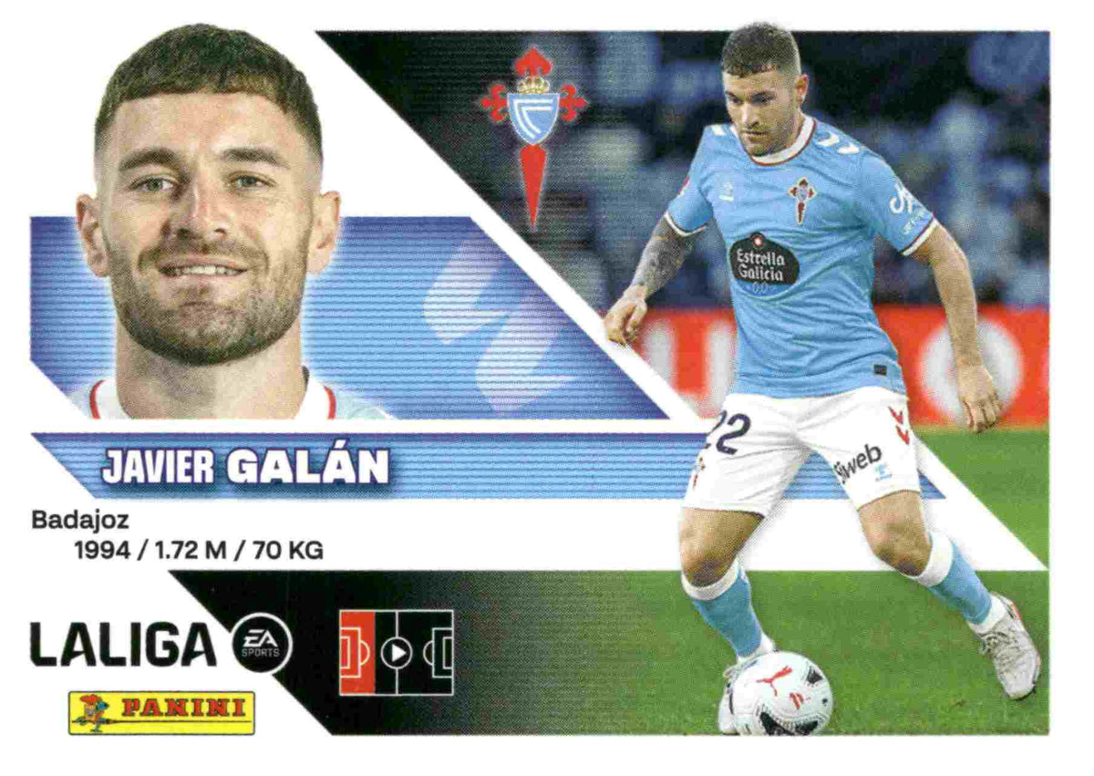 Panini | Liga Este | 2026-2027 | RC Celta | Basico | #UF37 | Galan | Últimos Fichajes | 3ª Edición