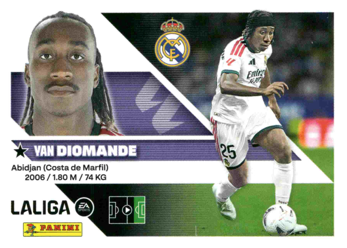 Panini | Liga Este | 2026-2027 | Real Madrid CF | Basico | #UF39 | Diomande | Últimos Fichajes | 3ª Edición