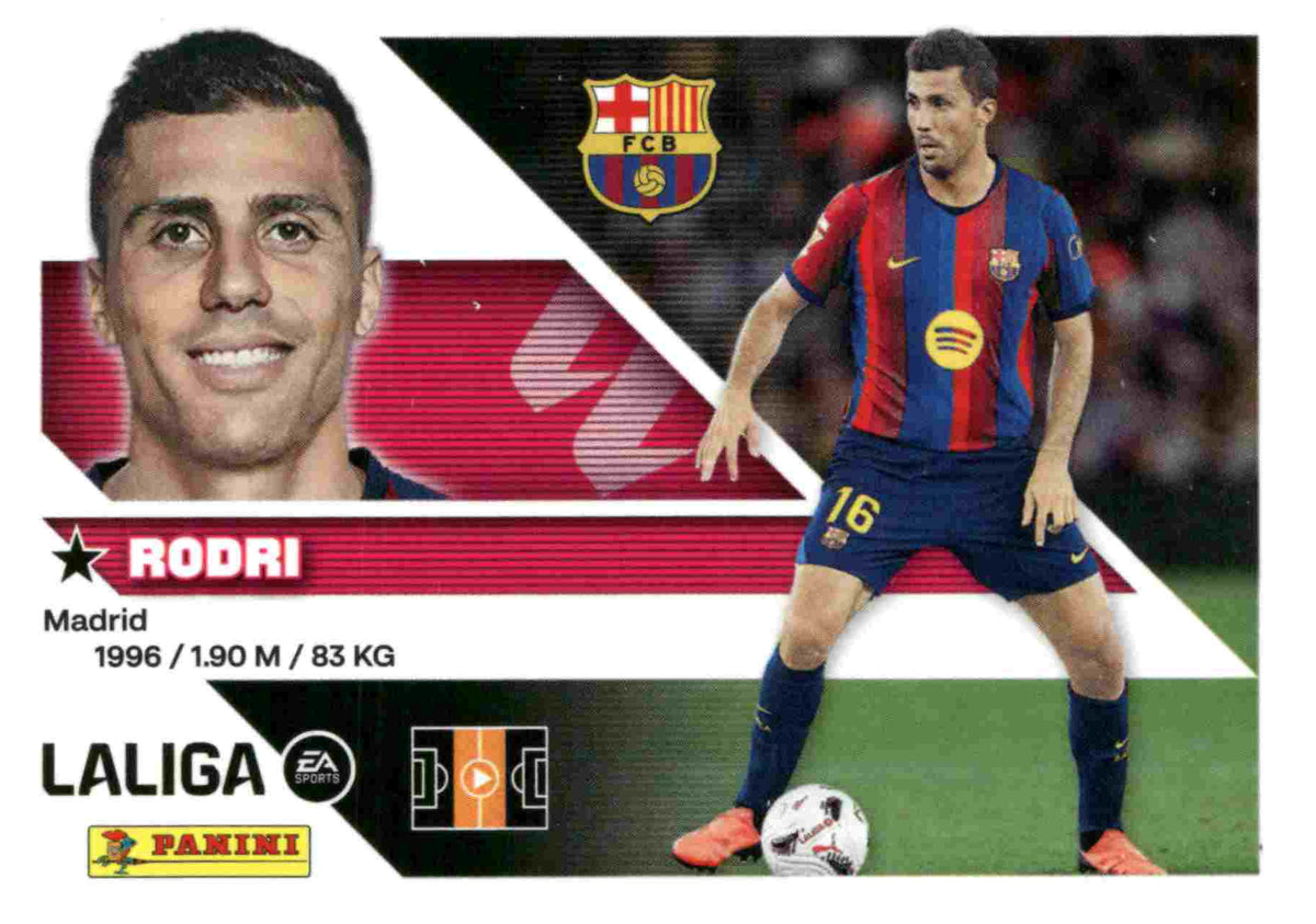 Panini | Liga Este | 2026-2027 | FC Barcelona | Basico | #UF40 | Rodri | Últimos Fichajes | 3ª Edición
