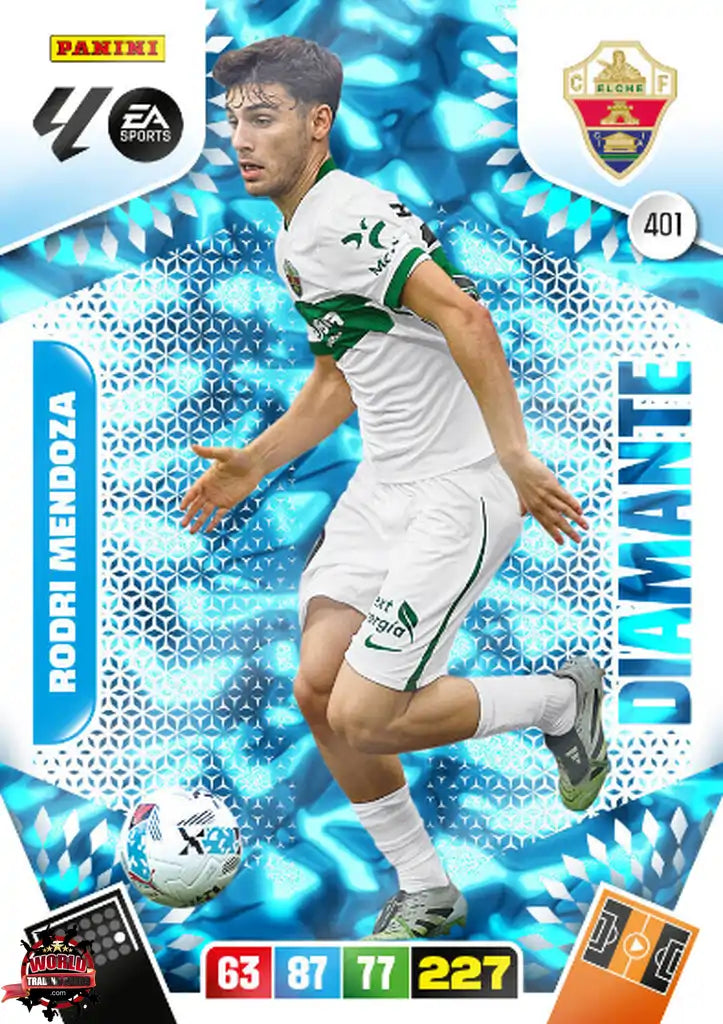 #401 | Adrenalyn XL | La Liga | 2025-2026 | Rodri Mendoza | Elche CF | Diamante