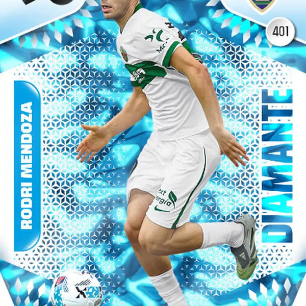 Cromo Trading Card Fútbol-Rodri Mendoza-Elche CF-Panini Adrenalyn