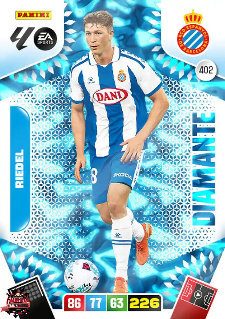 #402 | Adrenalyn XL | La Liga | 2025-2026 | Riedel | RCD Espanyol | Diamante