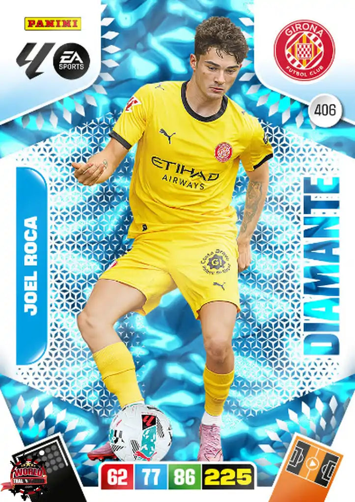 #406 | Adrenalyn XL | La Liga | 2025-2026 | Joel Roca | Girona FC | Diamante