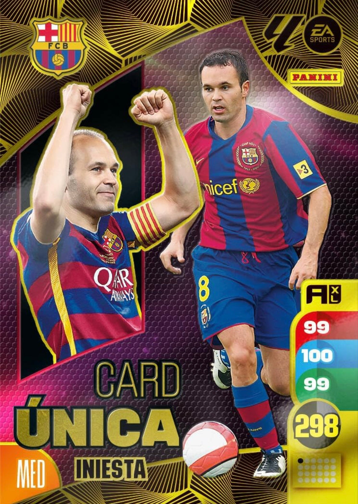 Panini Adrenalyn XL La Liga 2024/2025 - Iniesta - Single Card - New