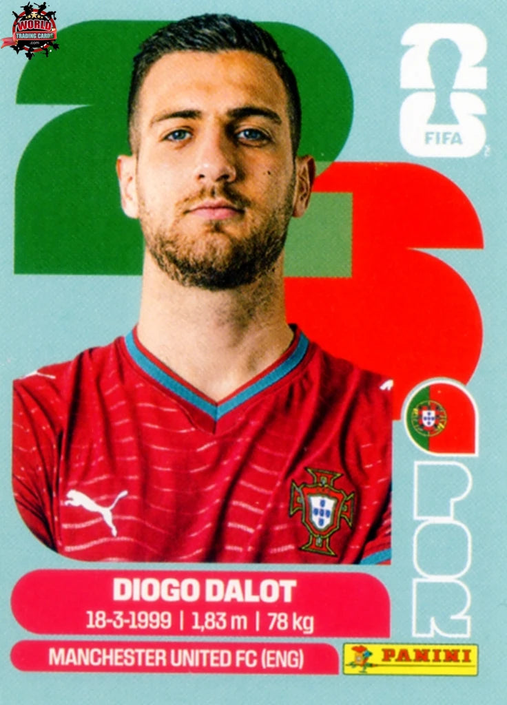 #POR006 | Panini | Fifa World Cup Stickers | 2026 | Diogo Dalot | Portugal | Base