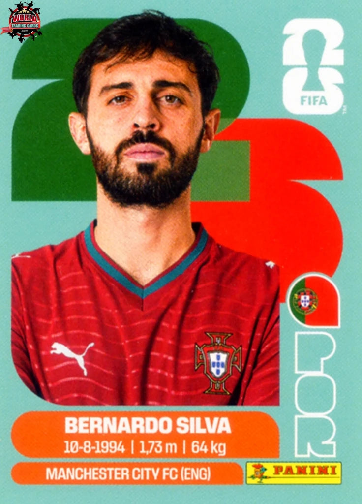#POR009 | Panini | Fifa World Cup Stickers | 2026 | Bernardo Silva | Portugal | Base - International version