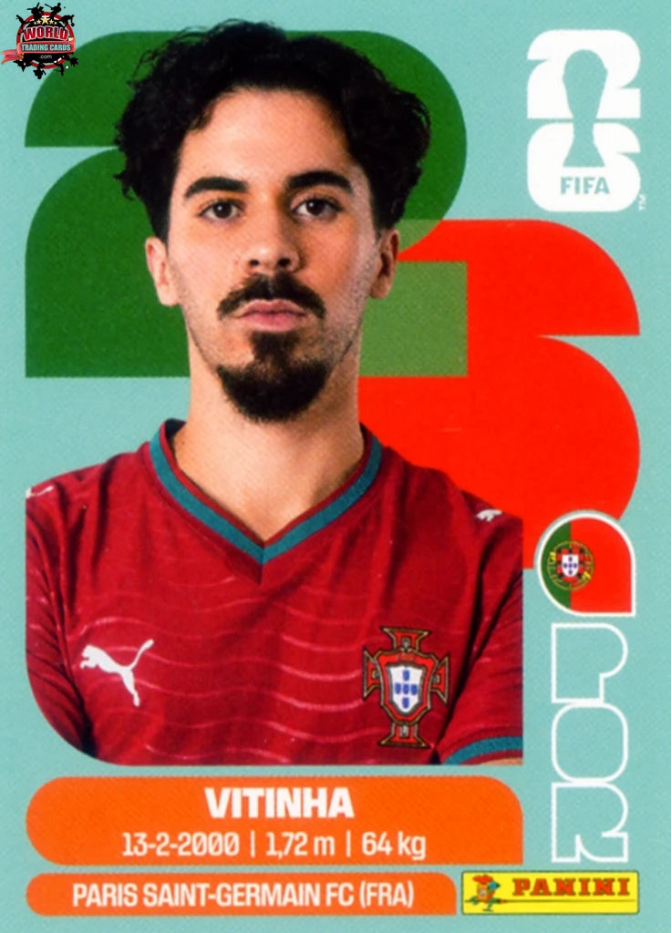 #POR012 | Panini | Fifa World Cup Stickers | 2026 | Vitinha | Portugal | Base - International version