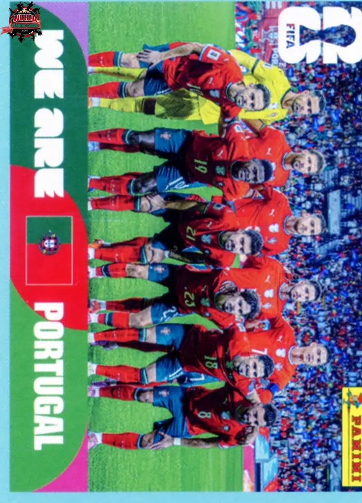 #POR013 | Panini | Fifa World Cup Stickers | 2026 | Team Photo | Portugal | Base - International version