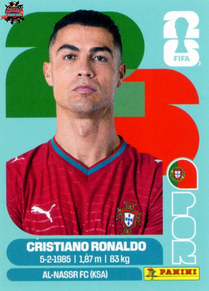 #POR015 | Panini | Fifa World Cup Stickers | 2026 | Cristiano Ronaldo | Portugal | Base - International version