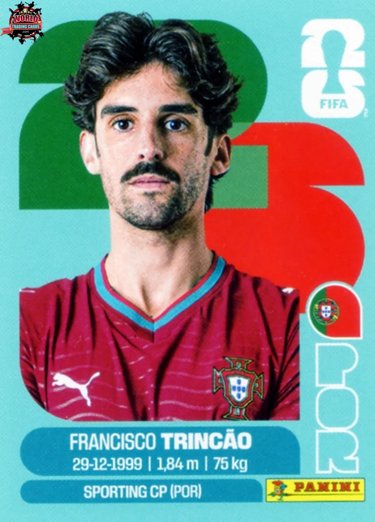 #POR016 | Panini | Fifa World Cup Stickers | 2026 | Francisco Trincao | Portugal | Base - International version