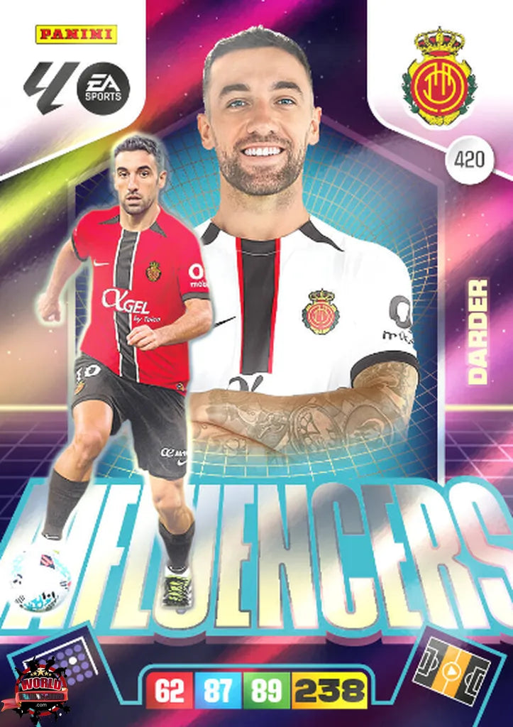 #420 | Adrenalyn XL | La Liga | 2025-2026 | Darder | RCD Mallorca | Influencers