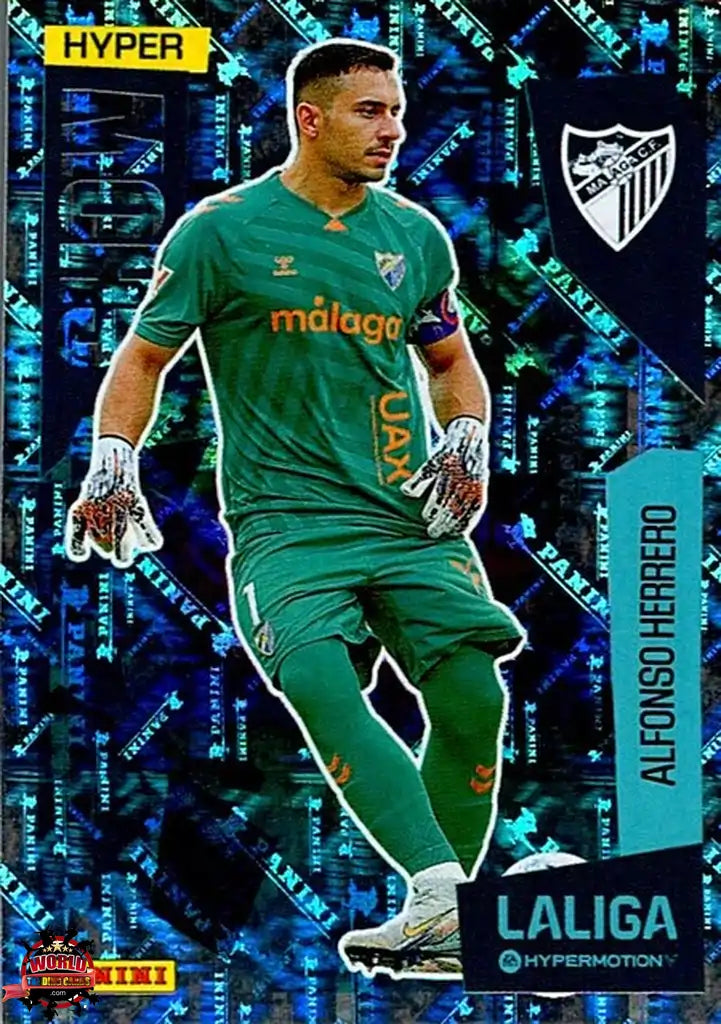 Cromo Trading Card Fútbol-Alfonso Herrero-Málaga CF-Panini La Liga HypermotionV 2025-2026-420-Hyper Show