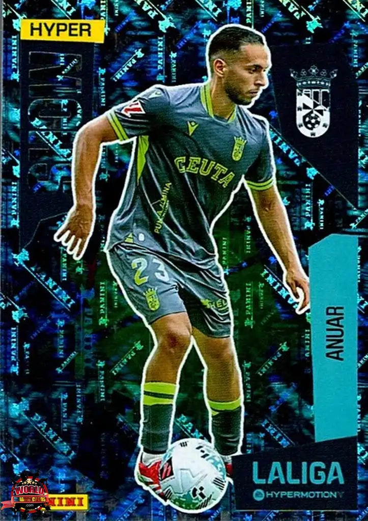 Cromo Trading Card Fútbol-Anuar-AD Ceuta FC-Panini La Liga HypermotionV 2025-2026-422-Hyper Show