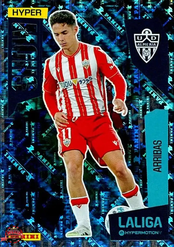 Cromo Trading Card Fútbol-Arribas-UD Almería-Panini La Liga HypermotionV 2025-2026-423-Hyper Show