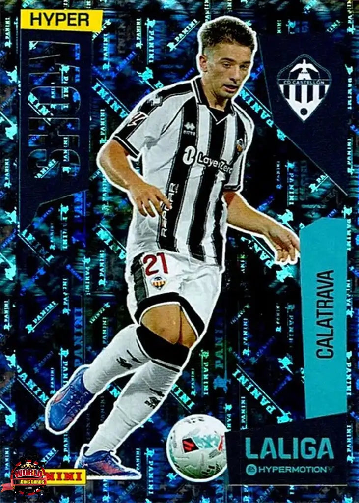 Cromo Trading Card Fútbol-Calatrava-CD Castellón-Panini La Liga HypermotionV 2025-2026-424-Hyper Show