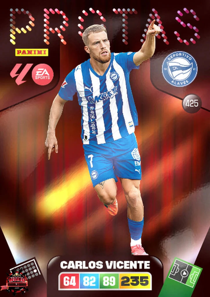 #425 | Adrenalyn XL | La Liga | 2025-2026 | Carlos Vicente | Deportivo Alavés | Protas