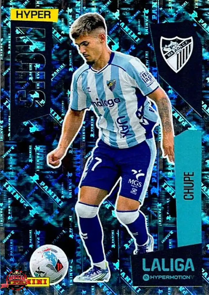 Cromo Trading Card Fútbol-Chupe-Málaga CF-Panini La Liga HypermotionV 2025-2026-425-Hyper Show