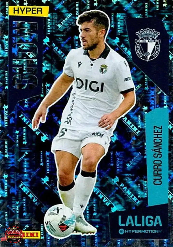 Cromo Trading Card Fútbol-Curro Sánchez-Burgos CF-Panini La Liga HypermotionV 2025-2026-426-Hyper Show