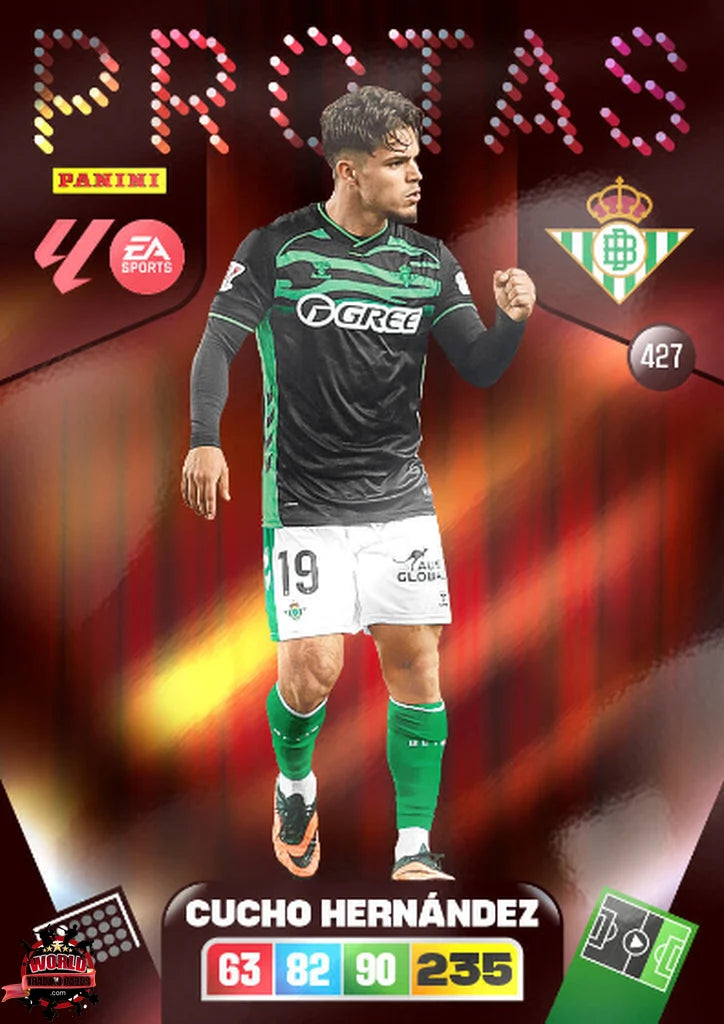 #427 | Adrenalyn XL | La Liga | 2025-2026 | Cucho Hernández | Real Betis | Protas