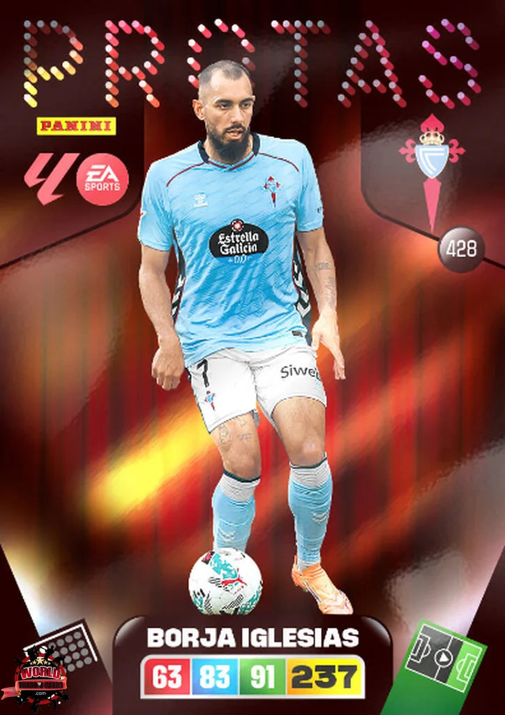 #428 | Adrenalyn XL | La Liga | 2025-2026 | Borja Iglesias | RC Celta | Protas
