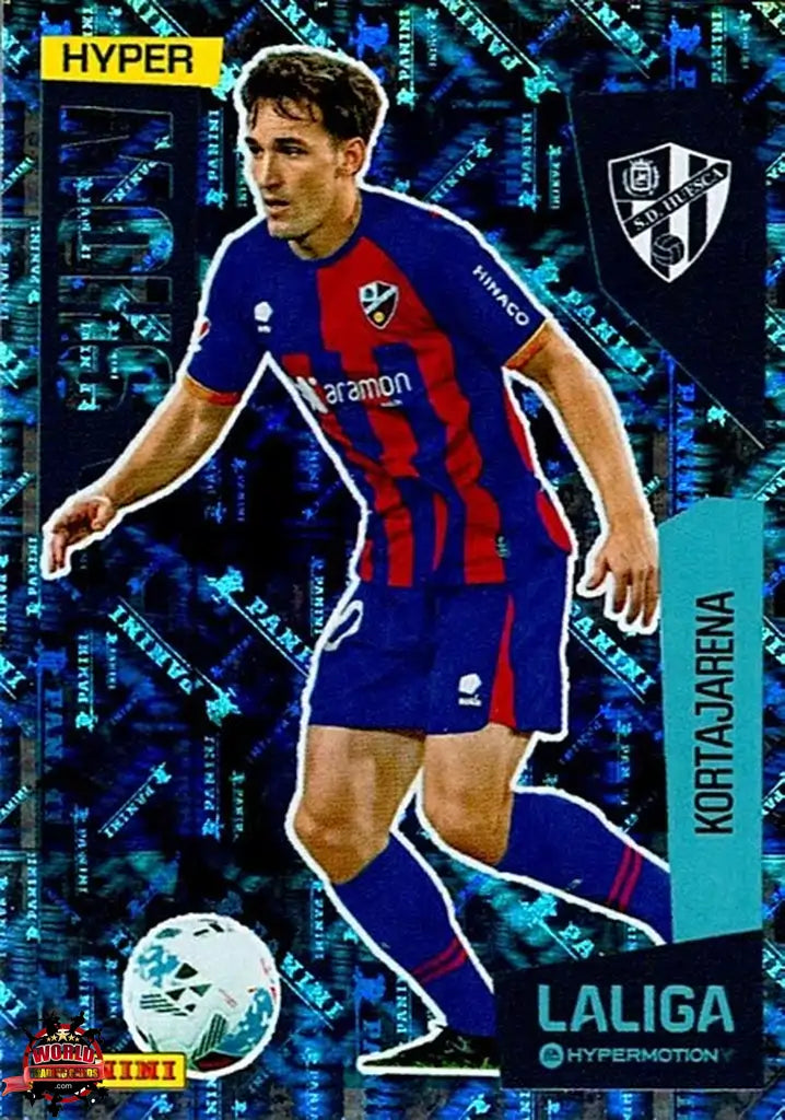Cromo Trading Card Fútbol-Kortajarena-SD Huesca-Panini La Liga HypermotionV 2025-2026-428-Hyper Show