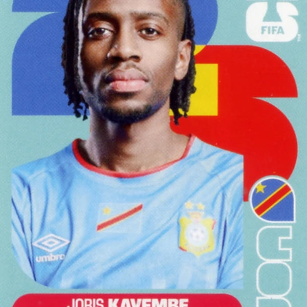 Football Trading Card - Joris Kayembe - Congo DR - Panini Fifa