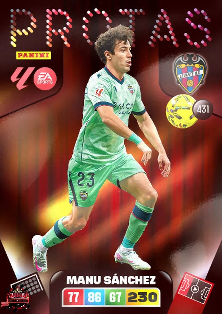 #431 | Adrenalyn XL | La Liga | 2025-2026 | Manu Sanchez | Levante UD | Protas
