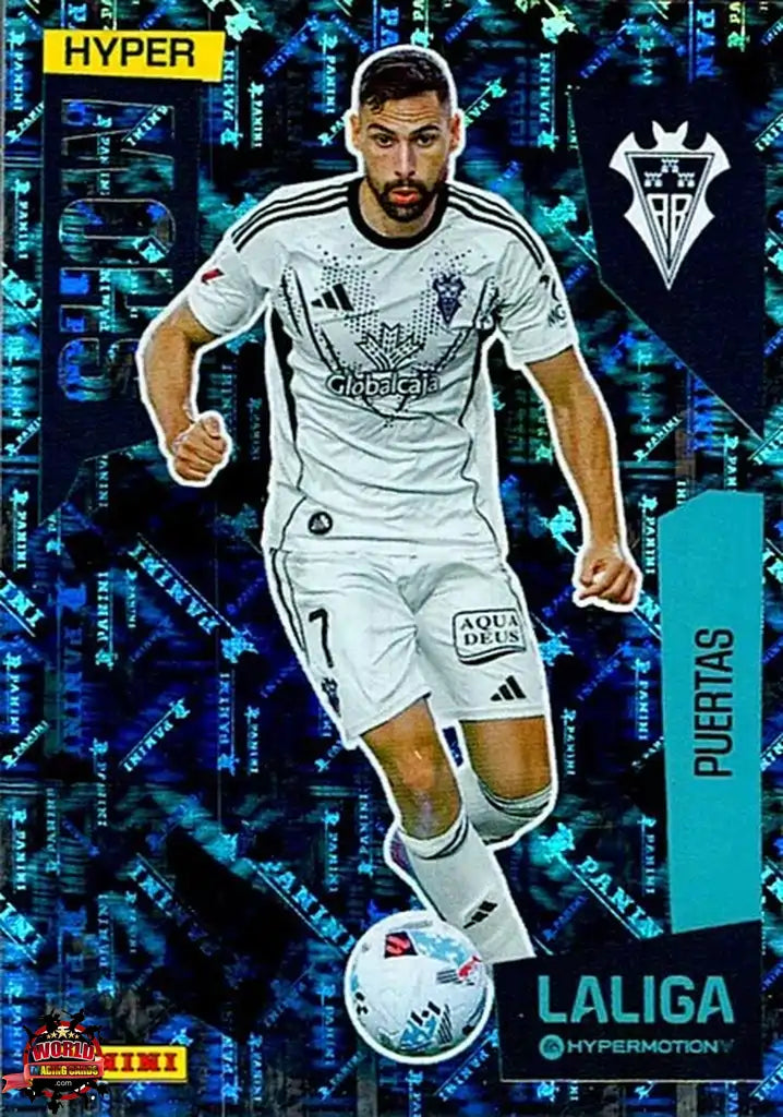 Cromo Trading Card Fútbol-Puertas-Albacete Balompié-Panini La Liga HypermotionV 2025-2026-432-Hyper Show