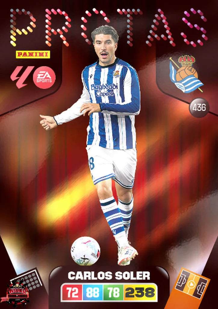 #436 | Adrenalyn XL | La Liga | 2025-2026 | Carlos Soler | Real Sociedad | Protas