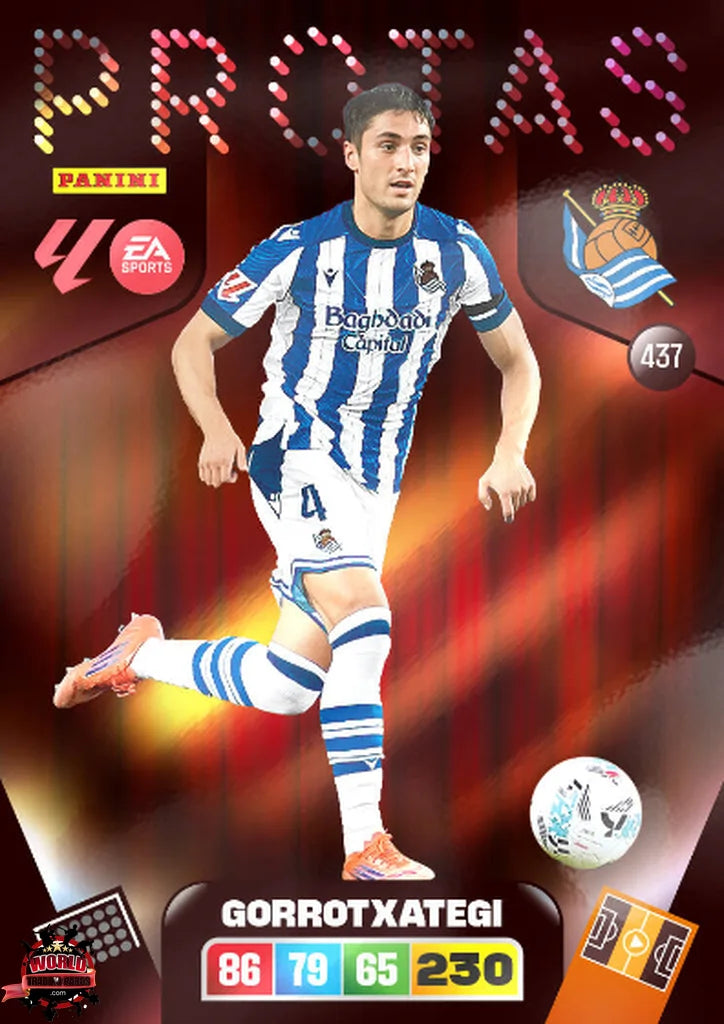 #437 | Adrenalyn XL | La Liga | 2025-2026 | Gorrotxategi | Real Sociedad | Protas