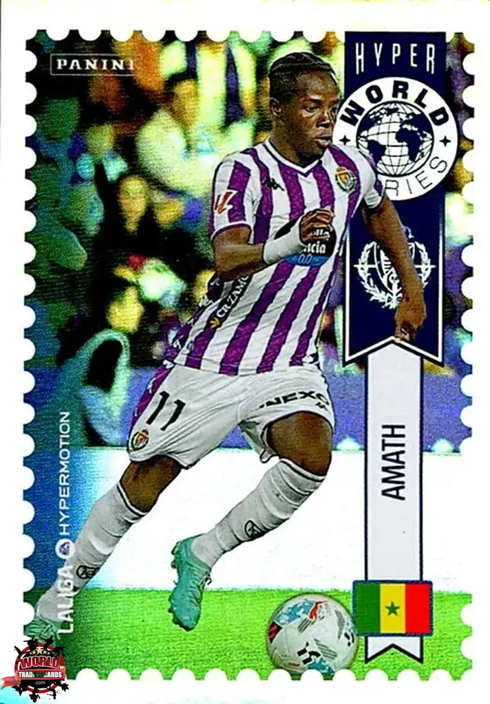 Cromo Trading Card Fútbol-Amath-Real Valladolid CF-Panini La Liga HypermotionV 2025-2026-438-Hyper World Series