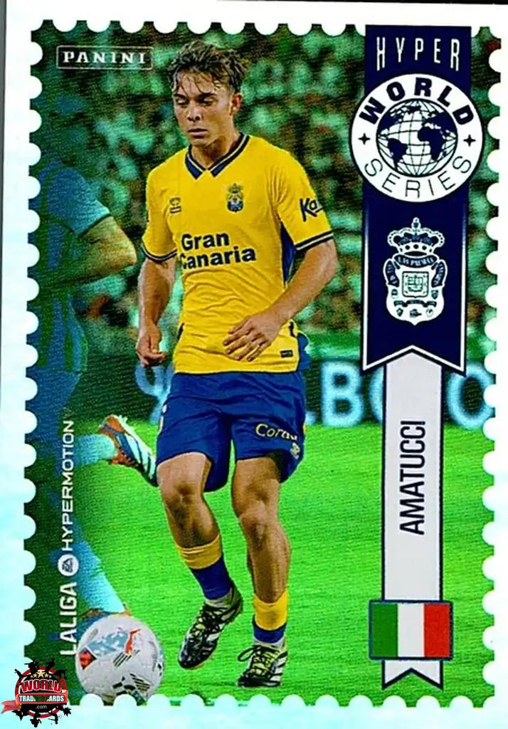 Cromo Trading Card Fútbol-Amatucci-UD Las Palmas-Panini La Liga HypermotionV 2025-2026-439-Hyper World Series