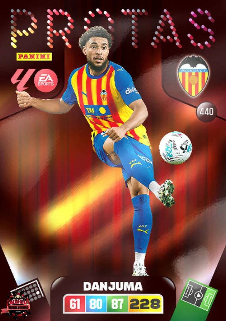 #440 | Adrenalyn XL | La Liga | 2025-2026 | Danjuma | Valencia CF | Protas
