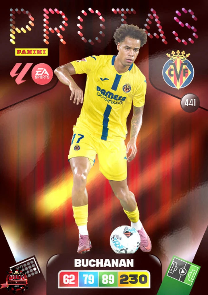 #441 | Adrenalyn XL | La Liga | 2025-2026 | Buchanan | Villarreal CF | Protas