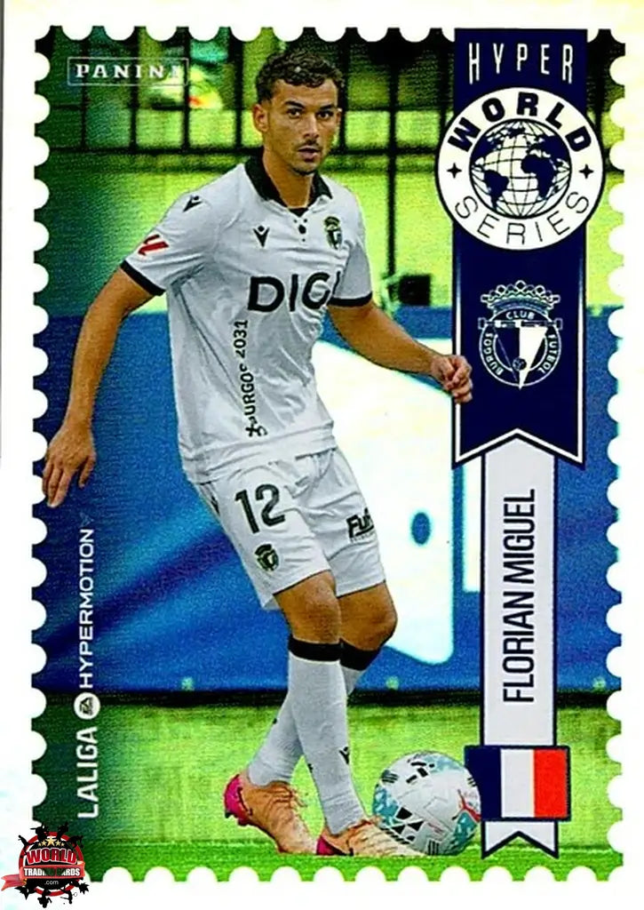 Cromo Trading Card Fútbol-Florian Miguel-Burgos CF-Panini La Liga HypermotionV 2025-2026-444-Hyper World Series