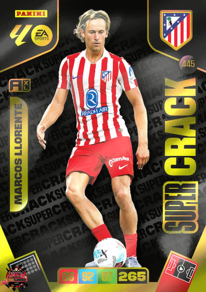 #445 | Adrenalyn XL | La Liga | 2025-2026 | Marcos Llorente | Atlético de Madrid | Super Crack