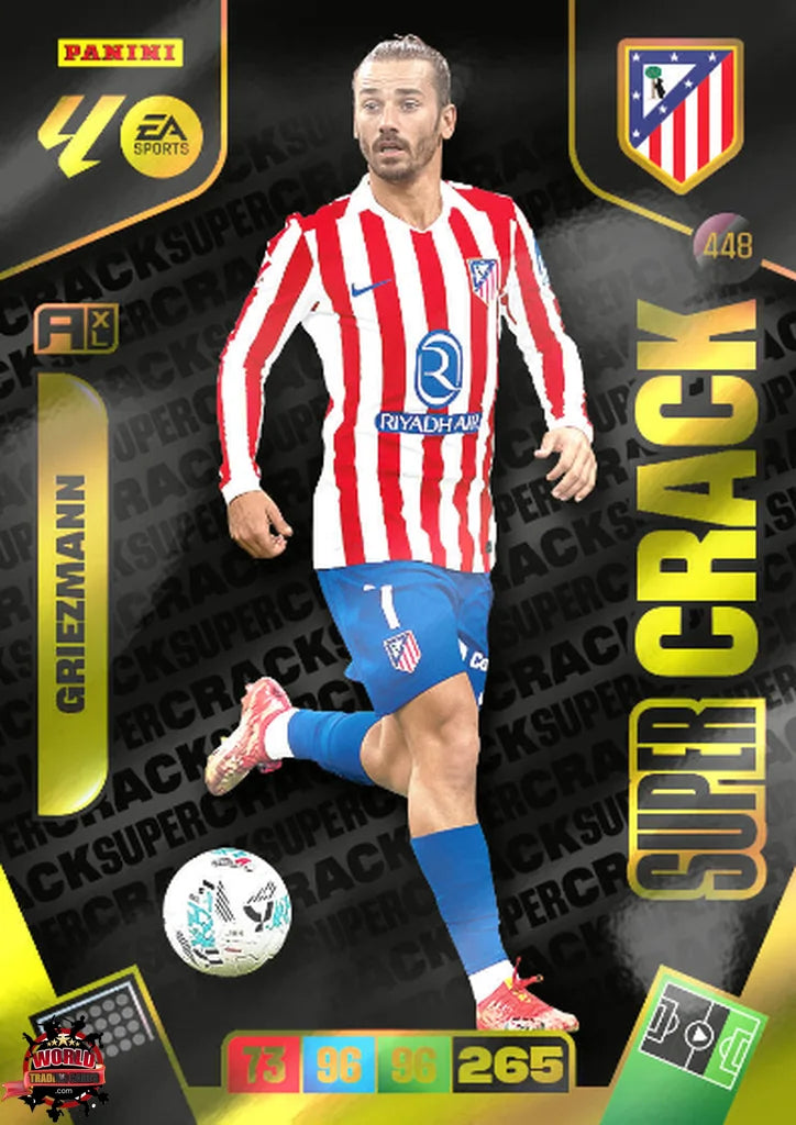 #448 | Adrenalyn XL | La Liga | 2025-2026 | Griezmann | Atlético de Madrid | Super Crack