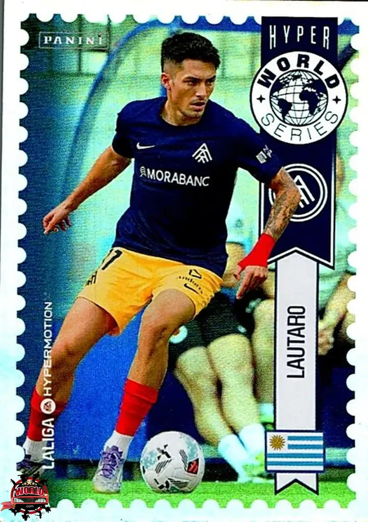 Cromo Trading Card Fútbol-Lautaro-FC Andorra-Panini La Liga HypermotionV 2025-2026-448-Hyper World Series