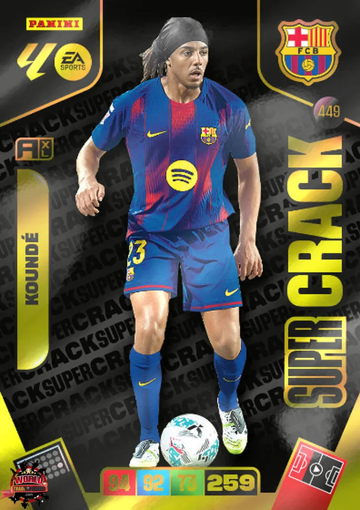 #449 | Adrenalyn XL | La Liga | 2025-2026 | Koundé | FC Barcelona | Super Crack