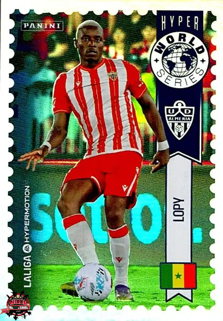 Cromo Trading Card Fútbol-Lopy-UD Almería-Panini La Liga HypermotionV 2025-2026-449-Hyper World Series