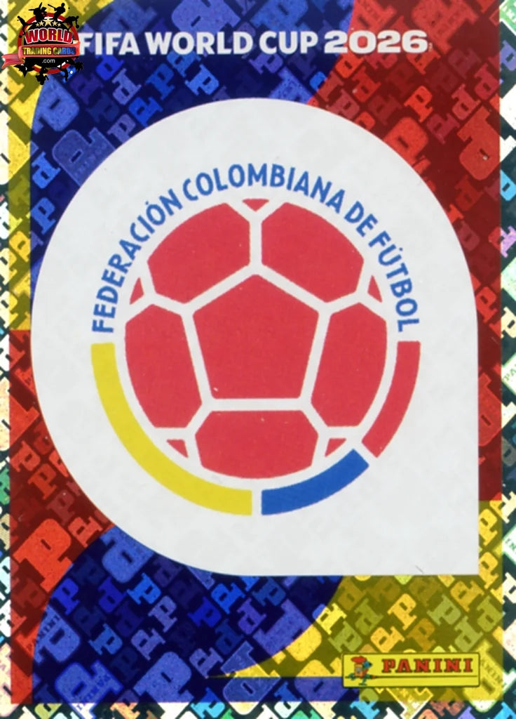 #COL001 | Panini | Fifa World Cup Stickers | 2026 | Emblem | Colombia | Foil - International version