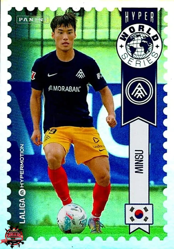Cromo Trading Card Fútbol-Minsu-FC Andorra-Panini La Liga HypermotionV 2025-2026-450-Hyper World Series