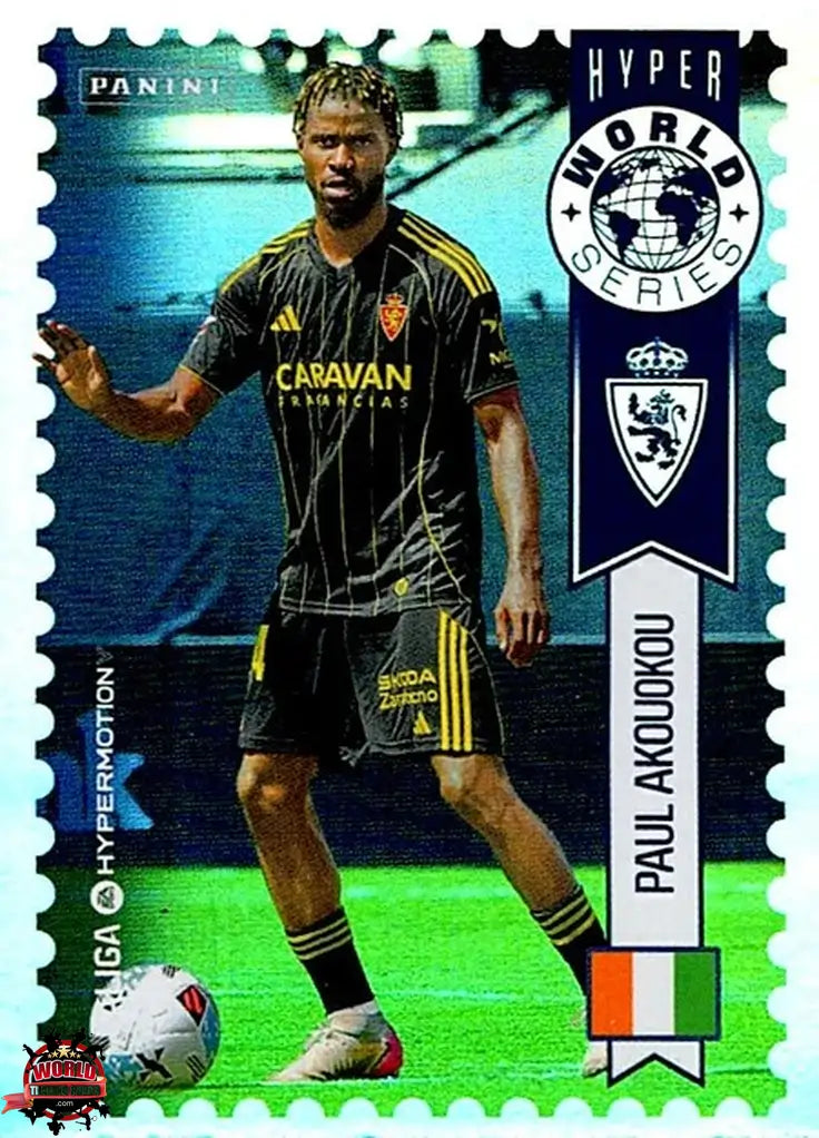 Cromo Trading Card Fútbol-Paul Akouokou-Cultural Leonesa-Panini La Liga HypermotionV 2025-2026-451-Hyper World Series