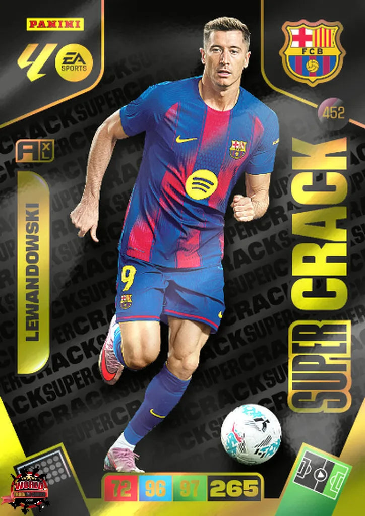 #452 | Adrenalyn XL | La Liga | 2025-2026 | Lewandowski | FC Barcelona | Super Crack