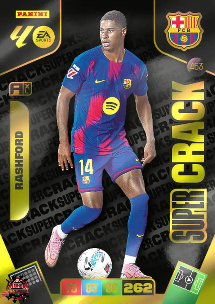 #453 | Adrenalyn XL | La Liga | 2025-2026 | Rashford | FC Barcelona | Super Crack