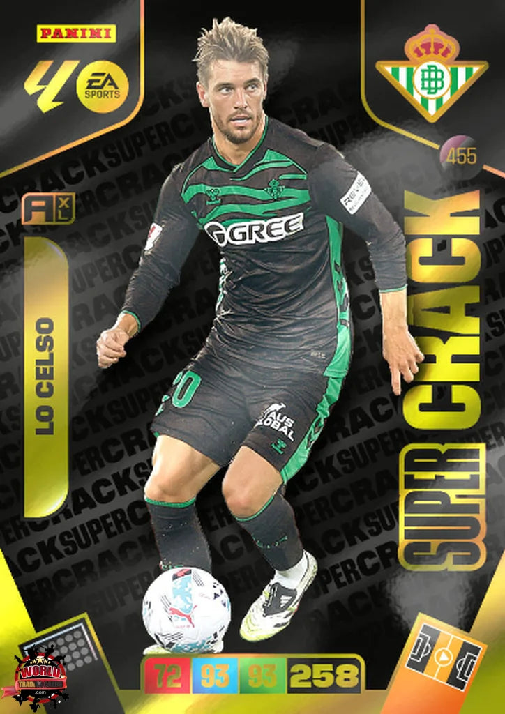 #455 | Adrenalyn XL | La Liga | 2025-2026 | Lo Celso | Real Betis | Super Crack