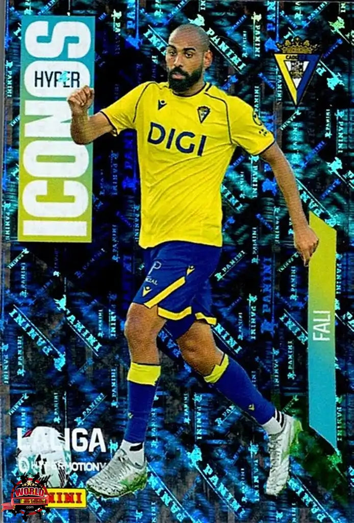 Cromo Trading Card Fútbol-Fali-Cádiz CF-Panini La Liga HypermotionV 2025-2026-459-Hyper Iconos