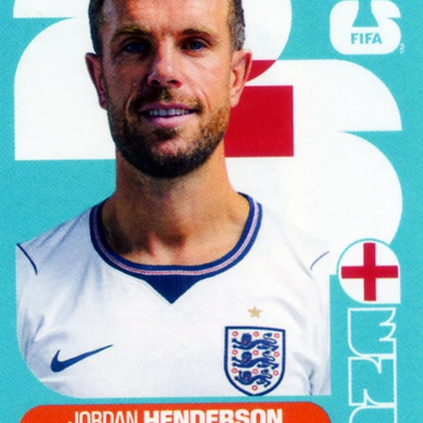 はなレア❣️英国 DEMAIN UK.COLECTION ジャガード織 Soccer Trading Card-Jordan Henderson-England-Panini Fifa World Cup