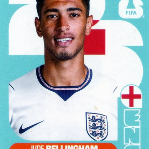 Cromo Trading Card Fútbol-Jude Bellingham-England-Panini Fifa