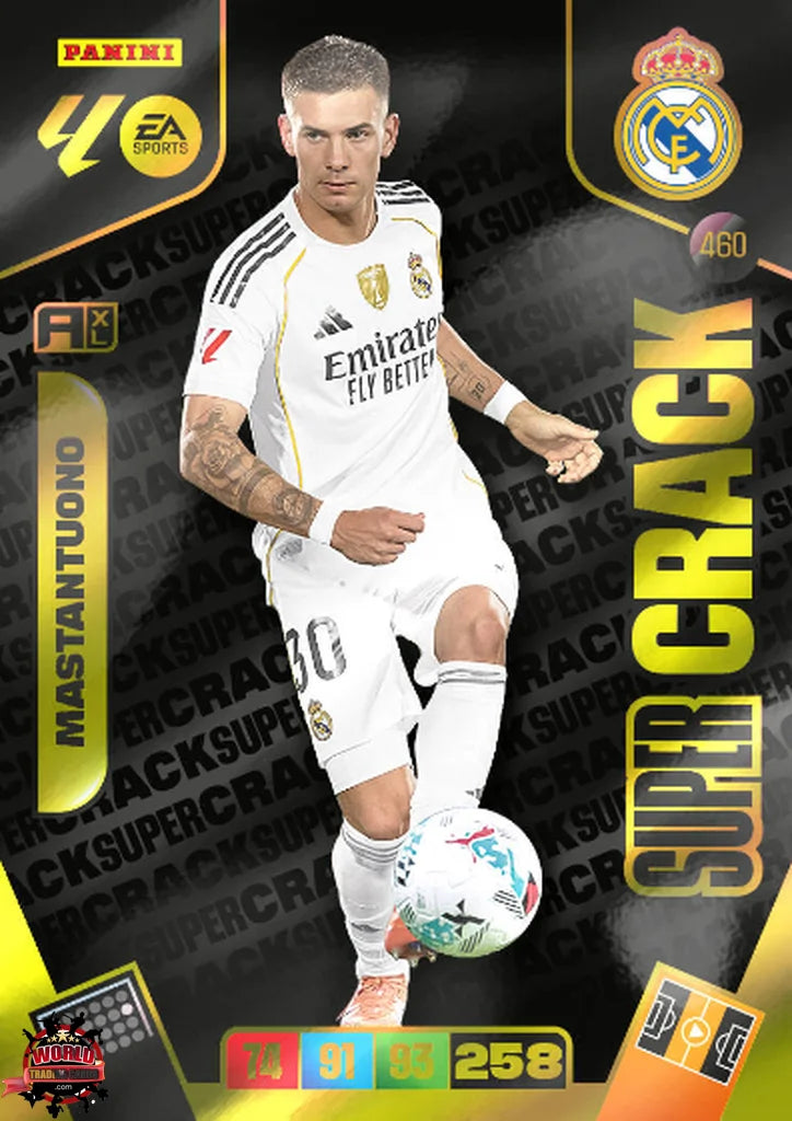#460 | Adrenalyn XL | La Liga | 2025-2026 | Mastantuono | Real Madrid | Super Crack